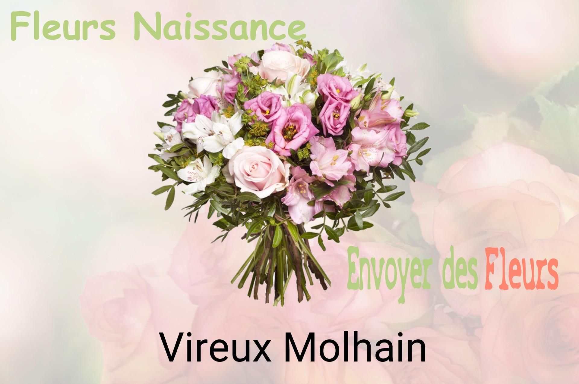 Bouquet de fleurs de naissance livré à Vireux-Molhain