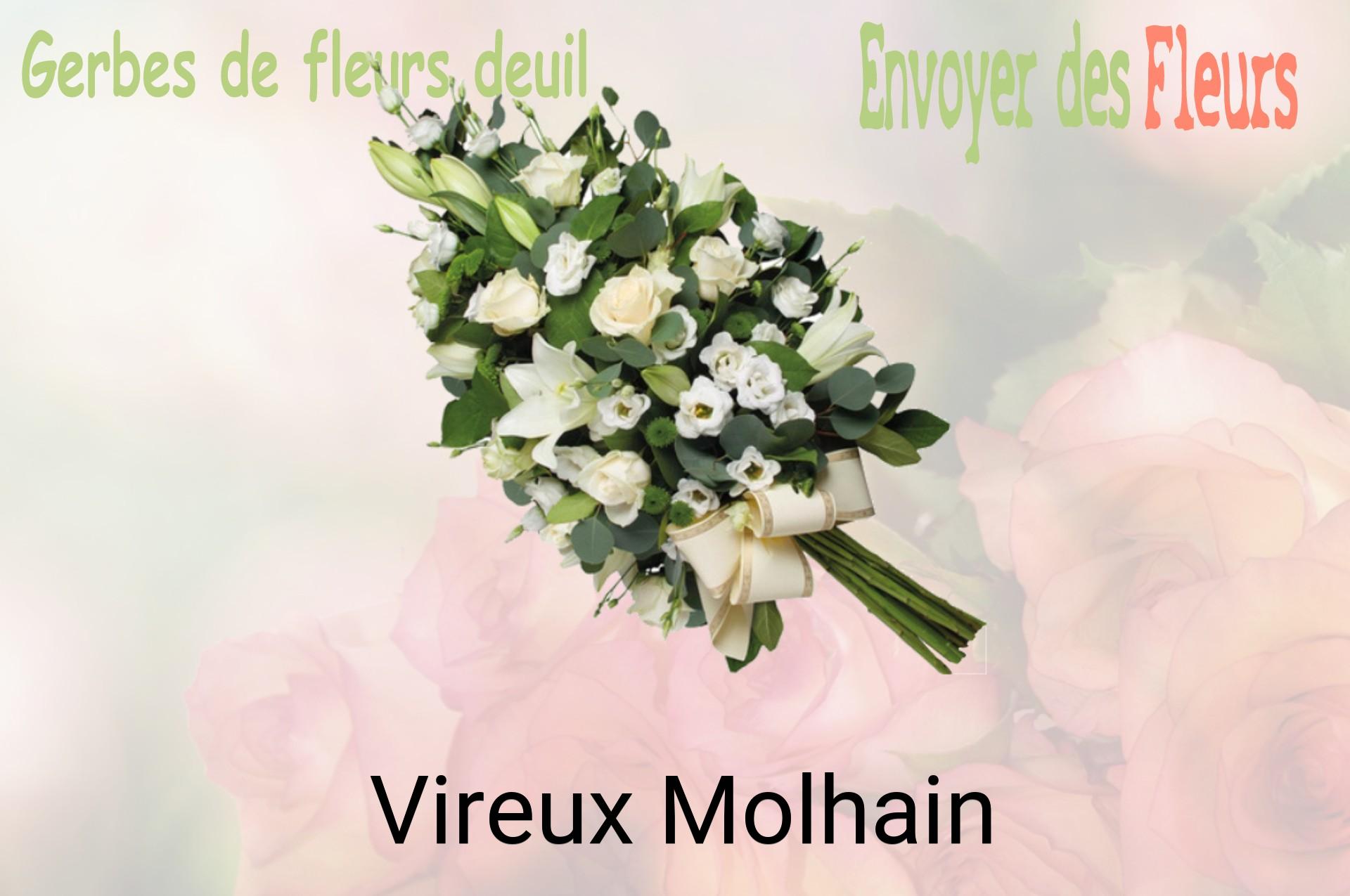 Gerbe de fleurs de deuil livrée à Vireux-Molhain